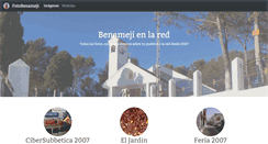 Desktop Screenshot of fotobenameji.es